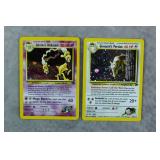 2pc 2000 Pokemon Gym Challenge Holo Cards