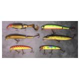 Assorted Musky Fishing Lures