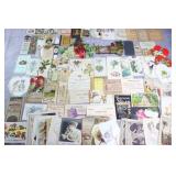 100pc 1800s-1900s Ephemera & Cards w/ Advertising