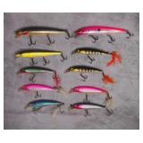 Assorted Rapala Fishing Lures