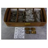 81pc Vtg U.S. Military Brass Belt Buckles