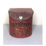 Antique Counter Top Black Pepper Tin