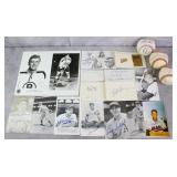 Signed Sports Player Photos, Cuts & Baseballs