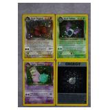 4pc 2000 Pokemon Team Rocket Holo Cards