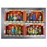 4pc NIP The Simpsons Bendable Figure Packs