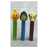 3pc Vtg Halloween Footless Pez Dispensers