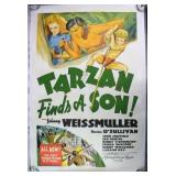 1939 Tarzan Finds A Son One-Sheet Movie Poster