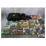 Microsoft XBOX VIdeo Game Console w/ Games