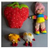 Vtg Rainbow Brite & Strawberry Shortcake Toys