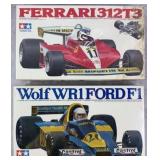 2pc Sealed Tamiya F1 Race Car Model Kits