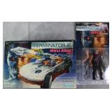 2pc NIP 1991 Terminator 2 Action Figure & Vehicle