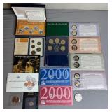 U.S. Mixed Coins w/ $1.00 Coins & Foreign