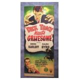 1947 Dick Tracy Meets Gruesome Movie Poster
