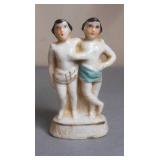 Antique Chang & Eng Siamese Twins Figure