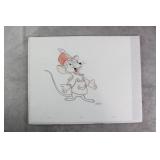 Ed White Signed Walter Mouse Original Sketch