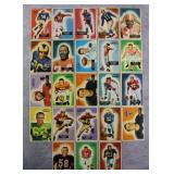 1955 Bowman Football Cards w/ HOF