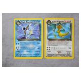 2pc 2000 Pokemon Team Rocket Rare Cards