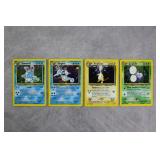 4pc 2000 Pokemon Neo Genesis Holo Cards