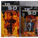 2pc NIP 1997 Terminator 2 3-D Action Figures