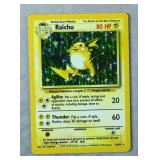 1999 Pokemon Raichu 14/102 Base Set Holo Card