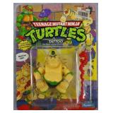 NIP 1990 TMNT Tattoo Action Figure