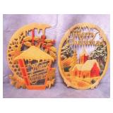 Antique German Die-Cut Christmas Displays