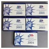 2000-04 U.S. Coin Proof Sets