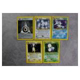 5pc 2000 Pokemon Neo Genesis Holo Cards