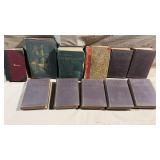 11pc 1800s Books