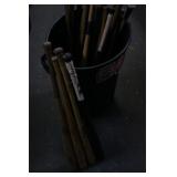 25pc Vtg Nellie Fox Store Model Baseball Bats