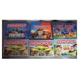 Assorted Monopoly Board Games