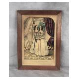 19th c. Daughters of Temperance Colored Lithograph