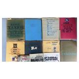 9pc 1960s-70s Baseball Scrap Books+ w/ NYY