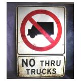 Vintage Metal Street Sign