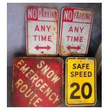 Vintage Metal Street Signs