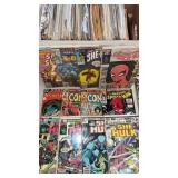 Short Box Of Comic Books w/ Bronze Age
