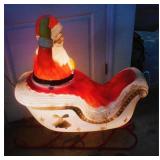 Poloron Products Santa Sleigh Blow Mold