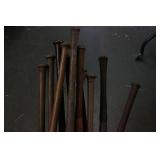 antique-Vtg Baseball Style Bats & Hurling Stick