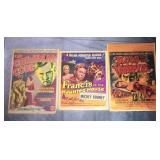 1931-1958 Movie Window Card Posters