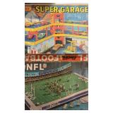 Vtg Matchbox Super Garage & Tudor NFL Game