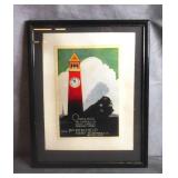 Framed 1937 Italian Clocks Advertisement