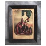 19th c. Isabelle Colored Lithograph