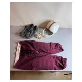 1940s-50s Football Helmet & Related