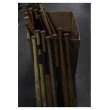 26pc Vtg Nellie Fox Little League Baseball Bats