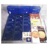 US Bicentennial Coins & Empty Coin Books/Boxes