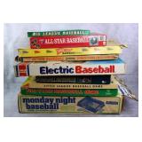 9pc Vtg Baseball Games w/ Aurora
