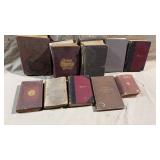 10pc 1800s Books