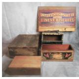 Antique Woodenware Grouping