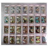 28pc PSA Graded 1955 Bowman Baseball Cards