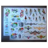 Contemporary Tattoo Flash Art Sheets